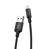 Кабель USB HOCO X14 Times speed micro charging cable,(L=1M) красный-чёрный